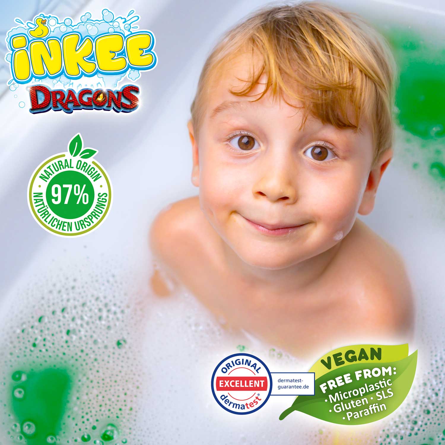 INKEE - Schaumbad Drachen