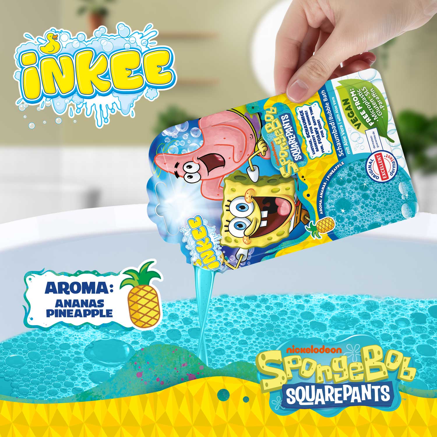 INKEE - Schaumbad SpongeBob