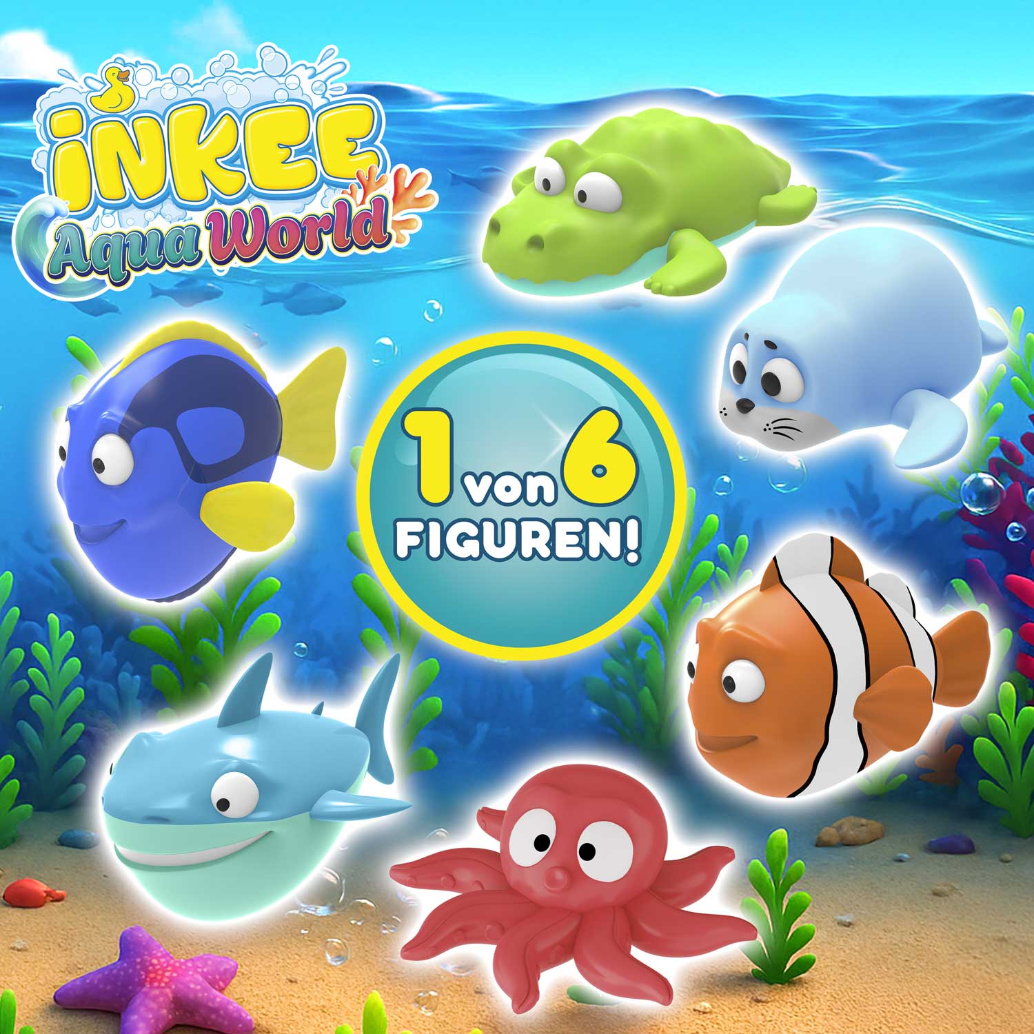 INKEE - Aqua World Überraschungs-Badekugel