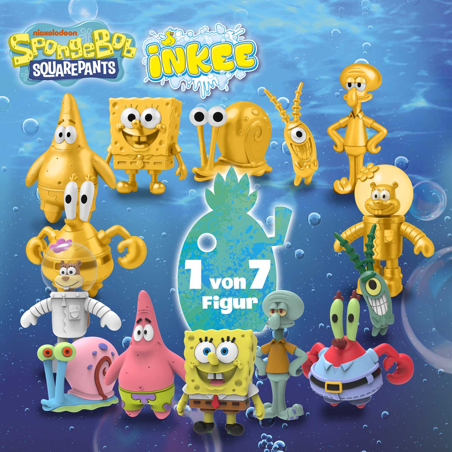 INKEE - SpongeBob Überraschungs-Badekugel