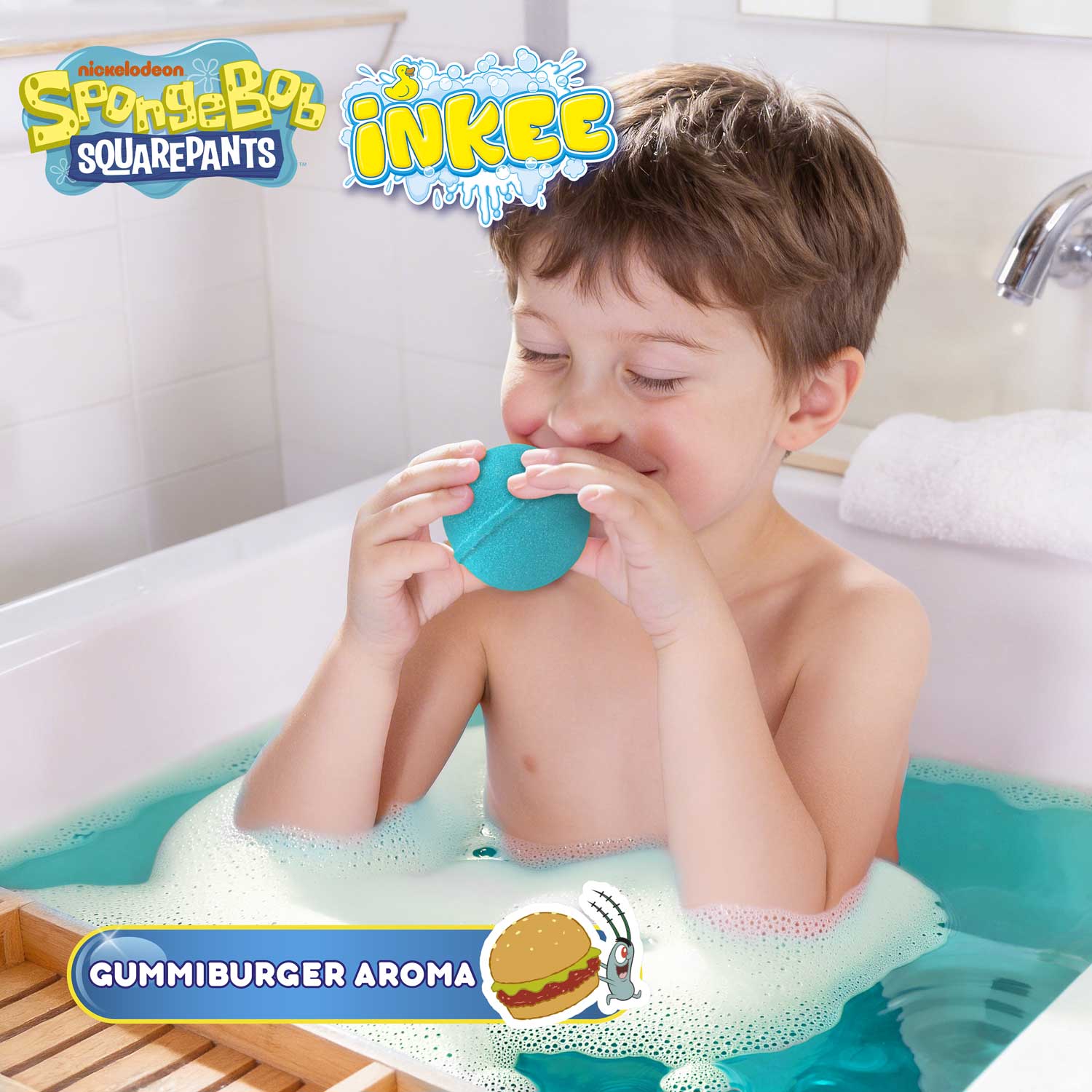 INKEE - SpongeBob Überraschungs-Badekugel