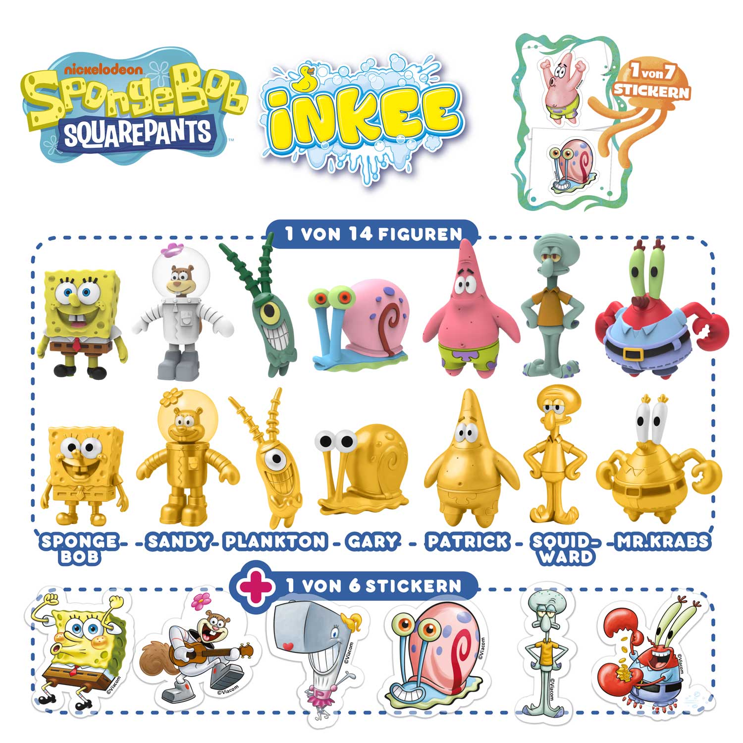 INKEE - SpongeBob Überraschungs-Badekugel