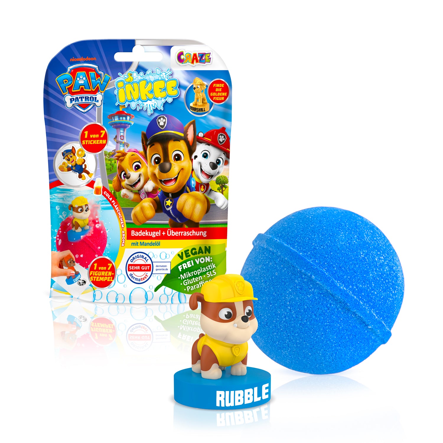 INKEE - Paw Patrol Überraschungs-Badekugel