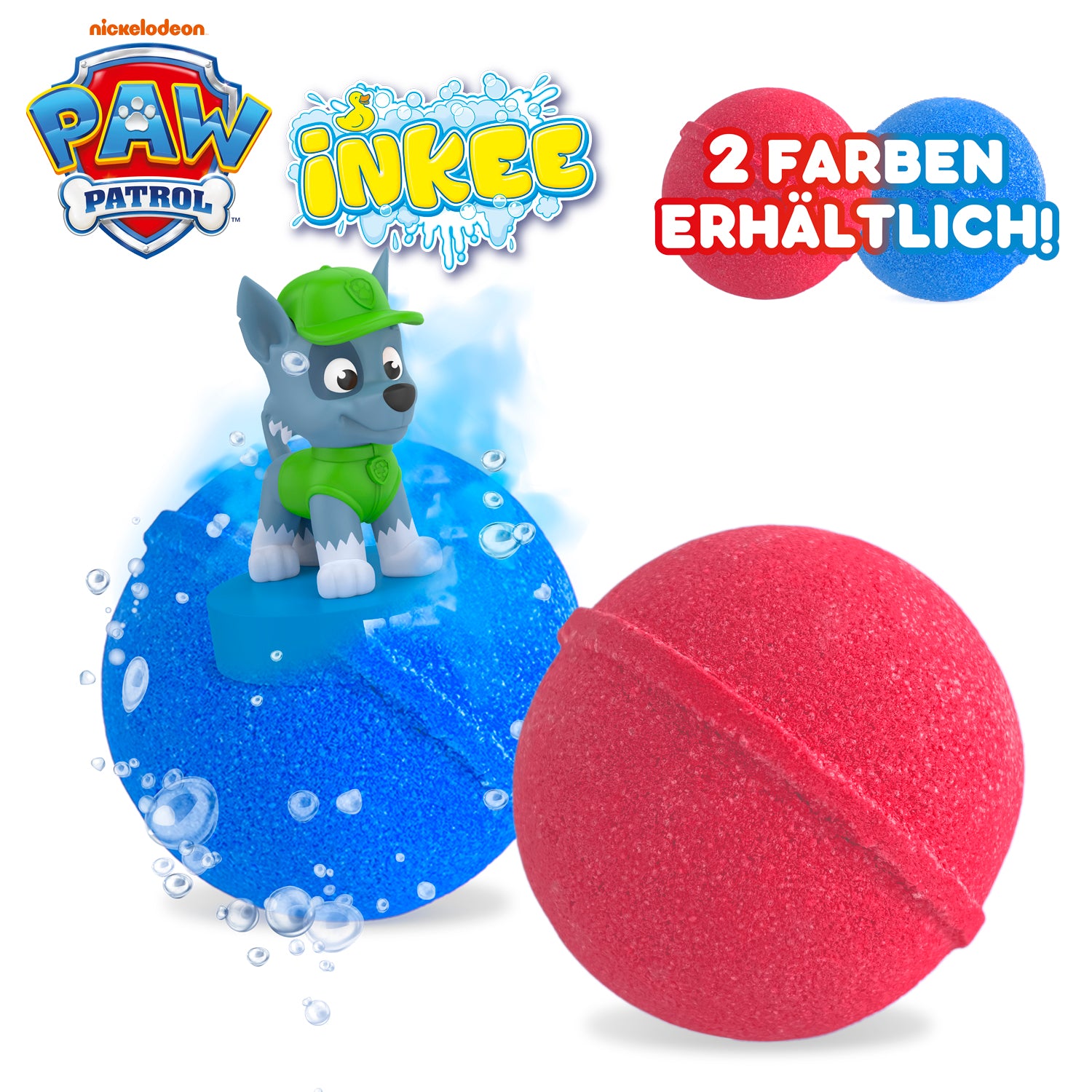 INKEE - Paw Patrol Überraschungs-Badekugel