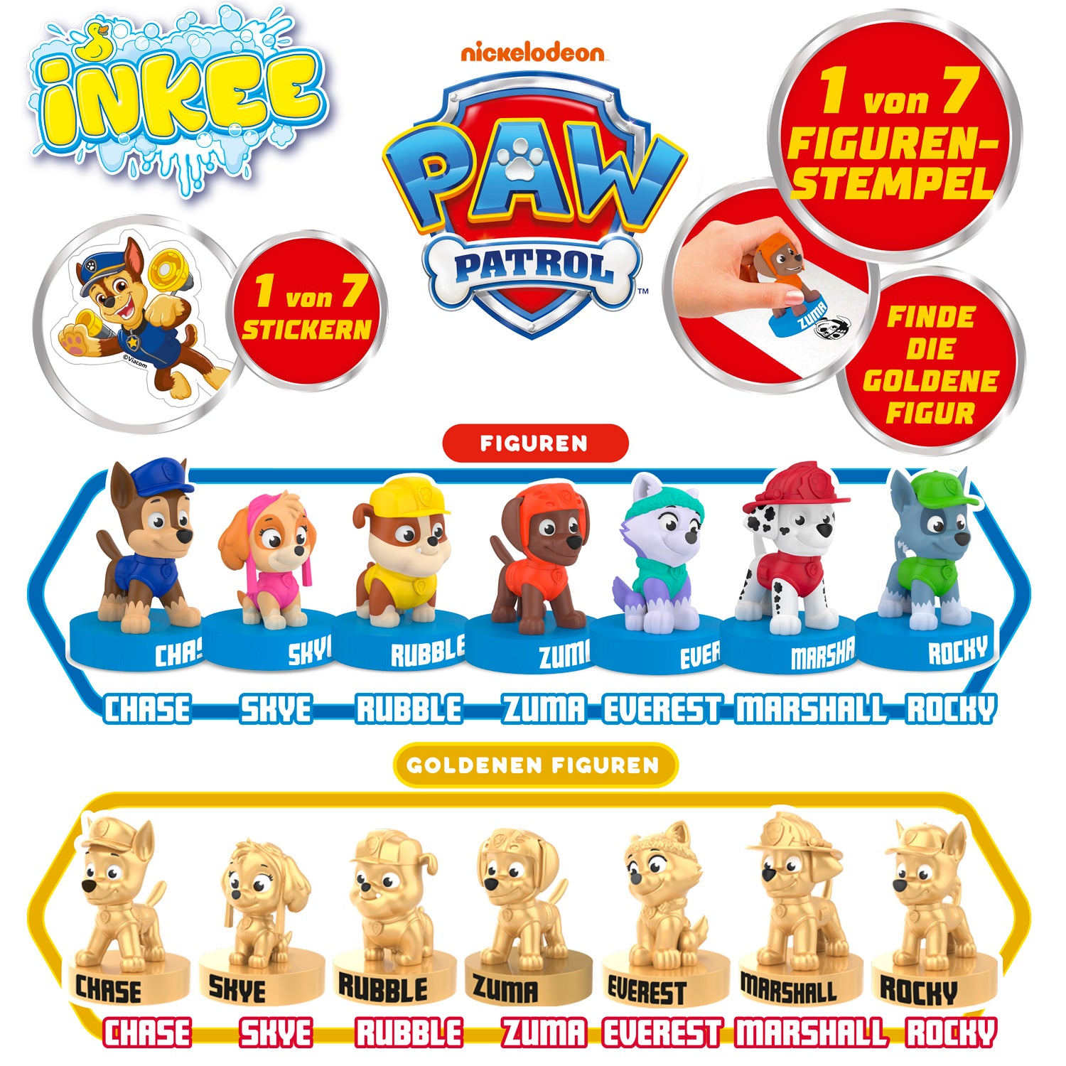 INKEE - Paw Patrol Überraschungs-Badekugel